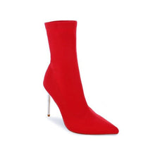  Resha Ankle Bootie- Red