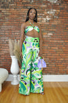 Psychedelic Pant Set- Green Multi