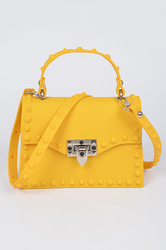 Solid Stud Bag- Yellow