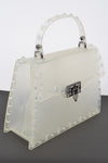 Large Solid Stud Bag- Clear