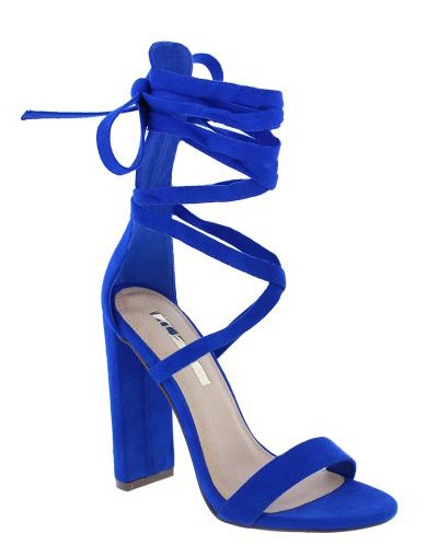 Rosalia Strappy Heel- Blue