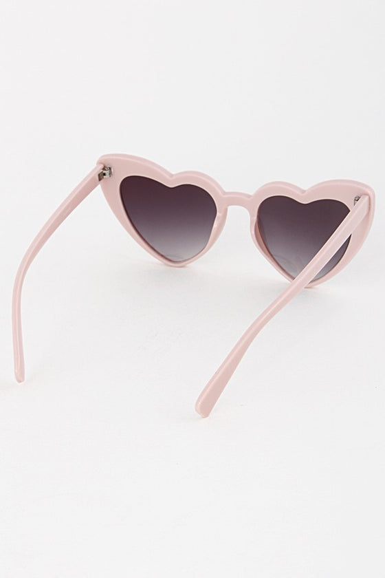 Heart Sunglasses- Pink
