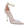 Banks Ankle Chain Heel- Nude