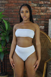 Bandeau and Brief Set- White