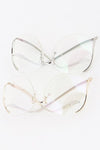 Trendy Glasses- Silver