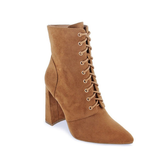 Milano Ankle Bootie- Tan