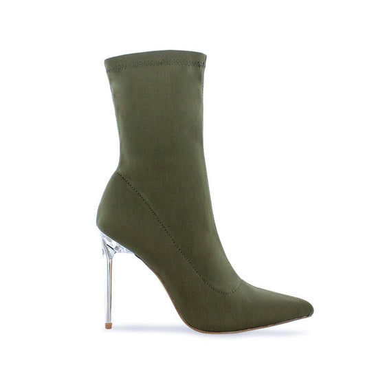 Resha Ankle Bootie- Olive