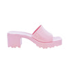 Rudy Rubber Slide Sandal- Pink